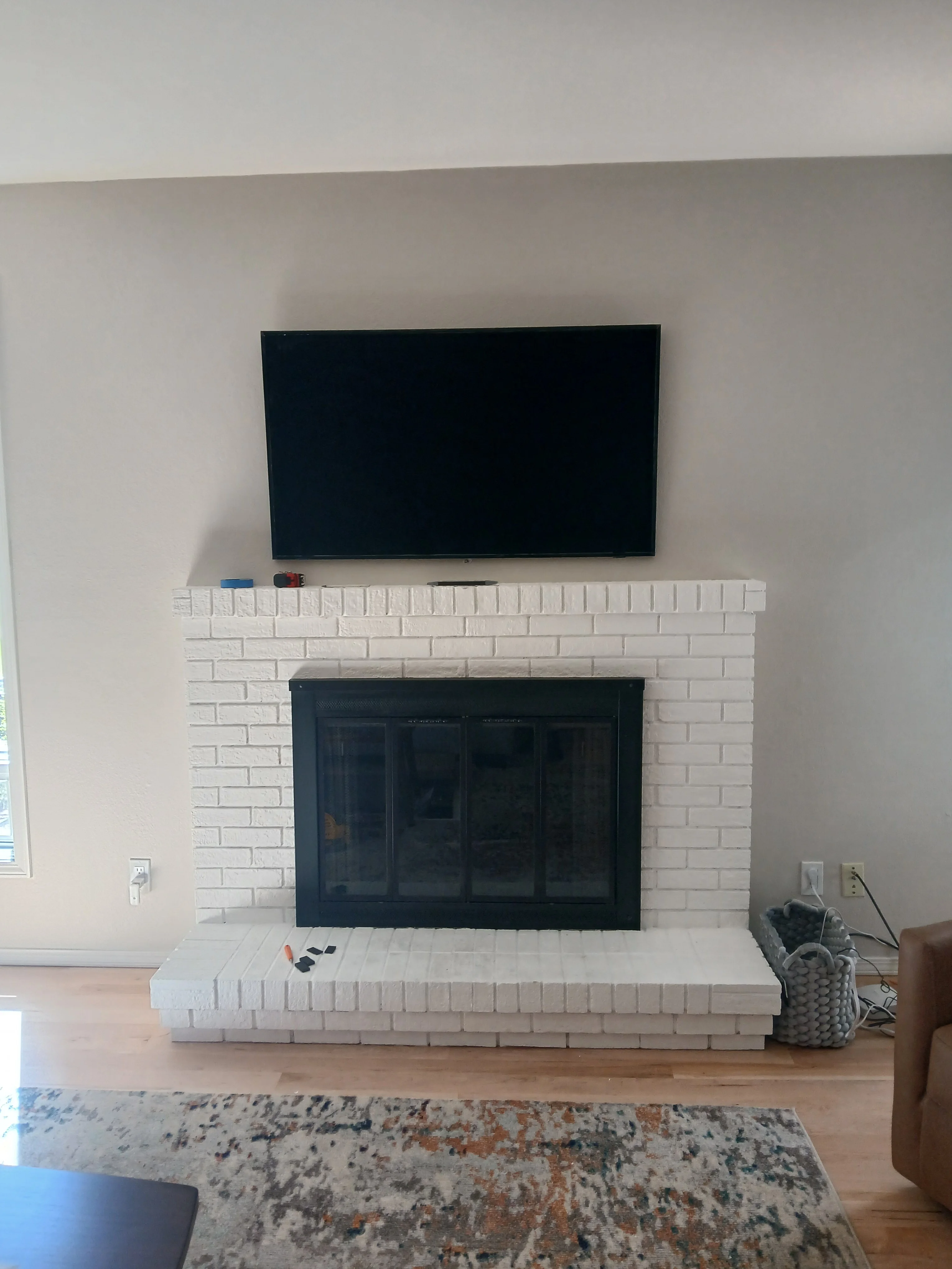 Samsung Frame TV Mounting & Ring Doorbell Install in Garden City